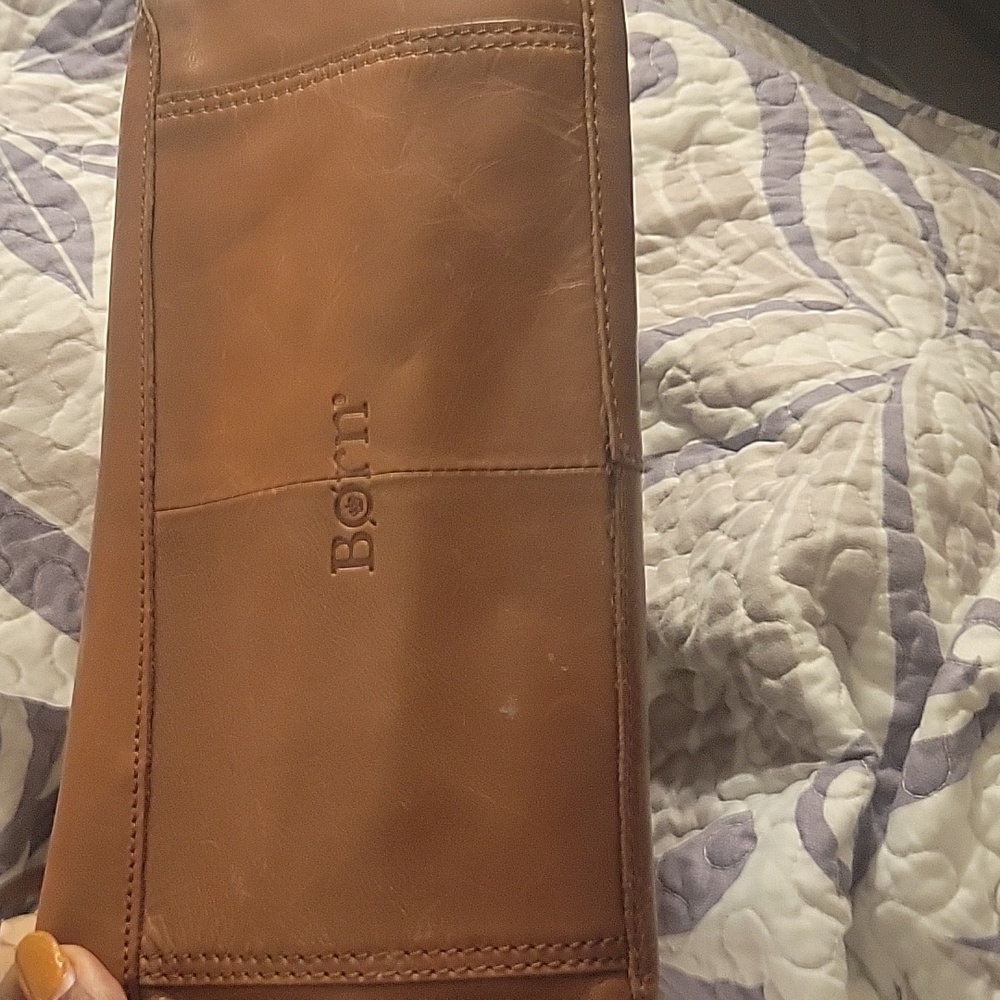 All leather BORN  shoulder bag - Picture 5 of 6